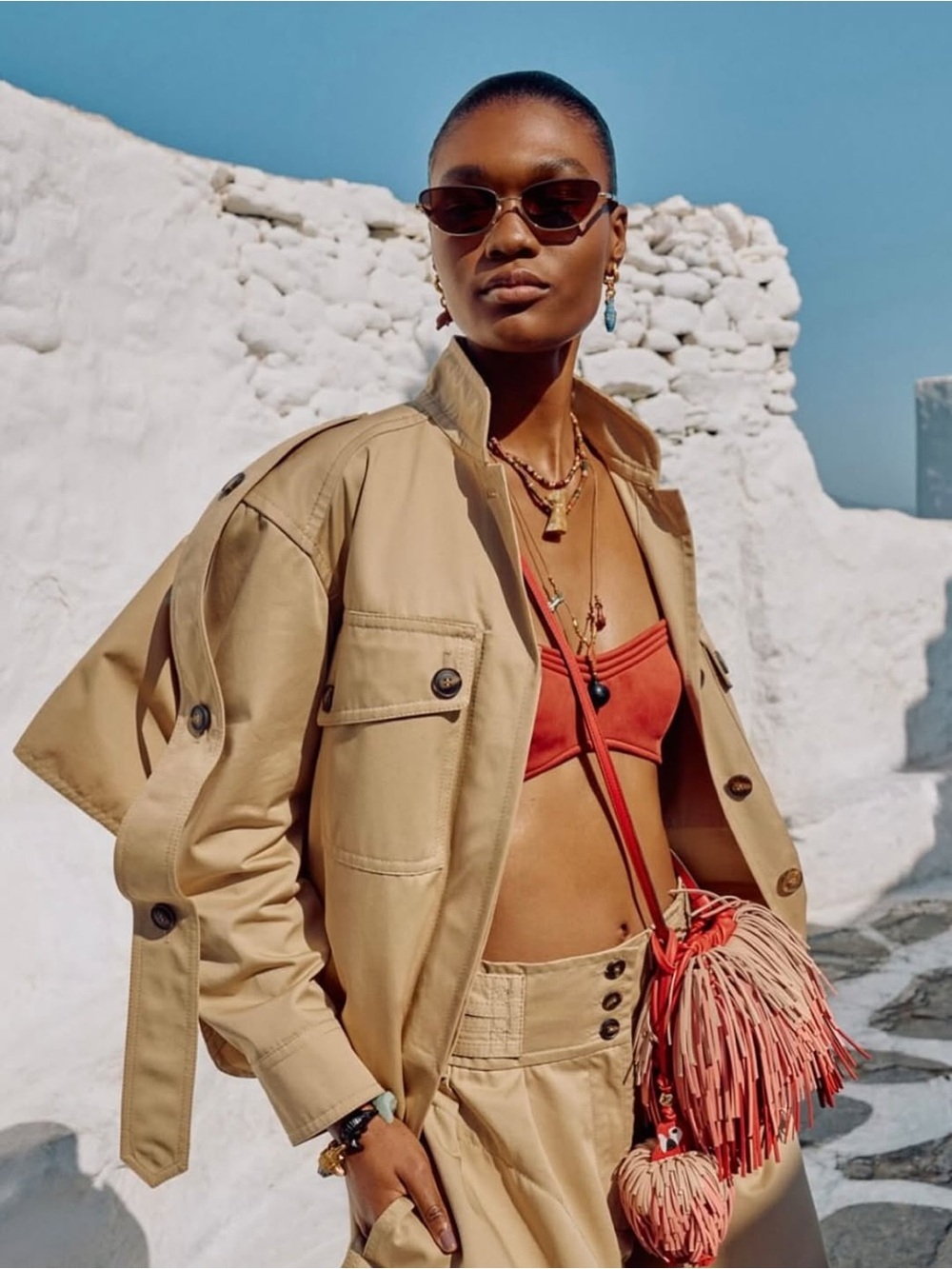 Zimmermann Rebellion Oversized Natural Cargo Jacket - with Flaws